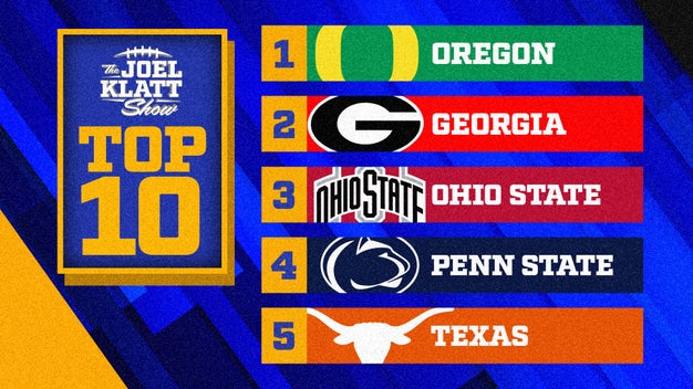 2024 college football rankings: Joel Klatt's top 10 teams after Week 9