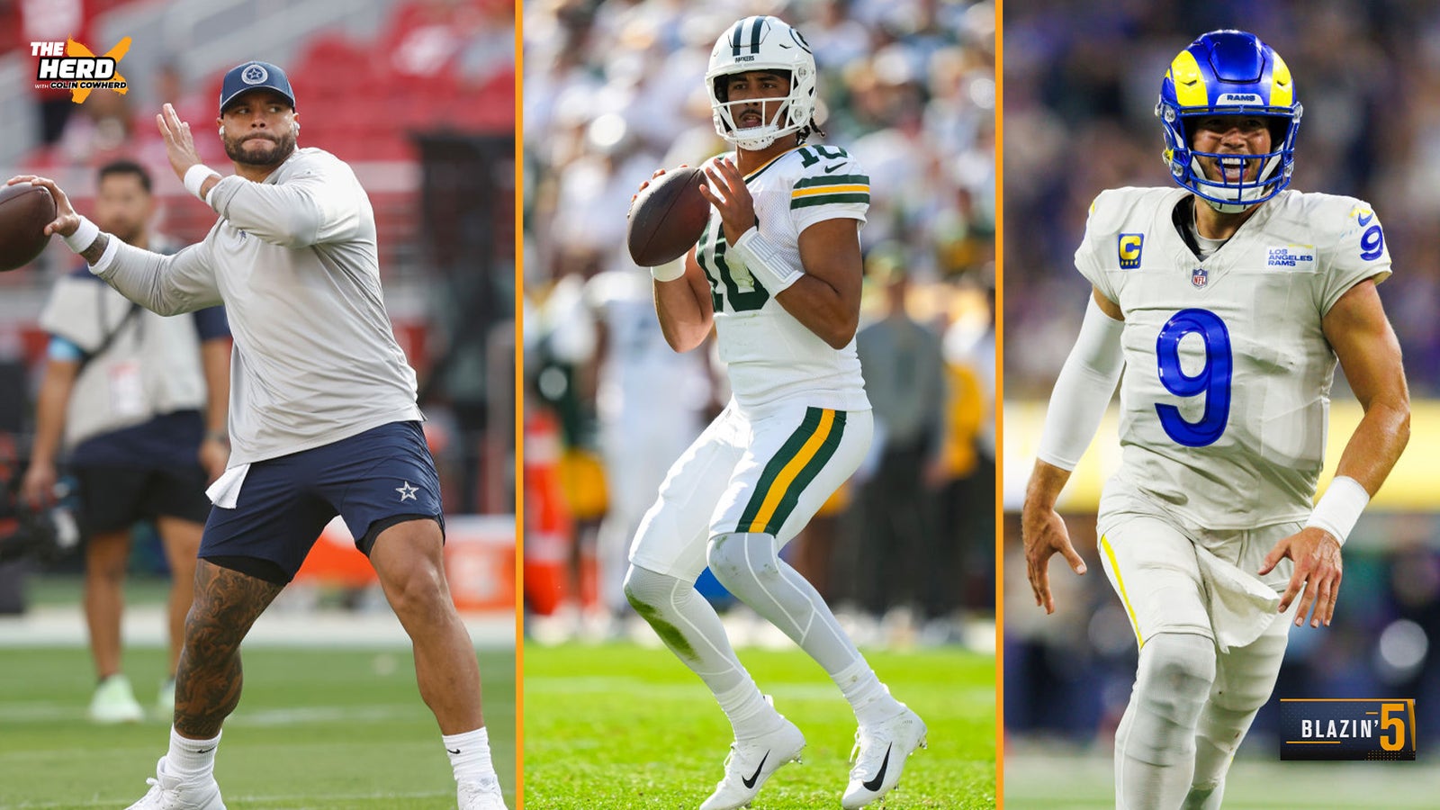 Blazin' 5: Cowboys (+3), Packers (+2.5) snag upset wins, Rams (-1) beat Seattle in Week 9